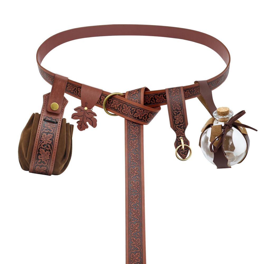 9966 Renaissance Belt Pouch Medieval Viking Potion Belt Accessories Leather